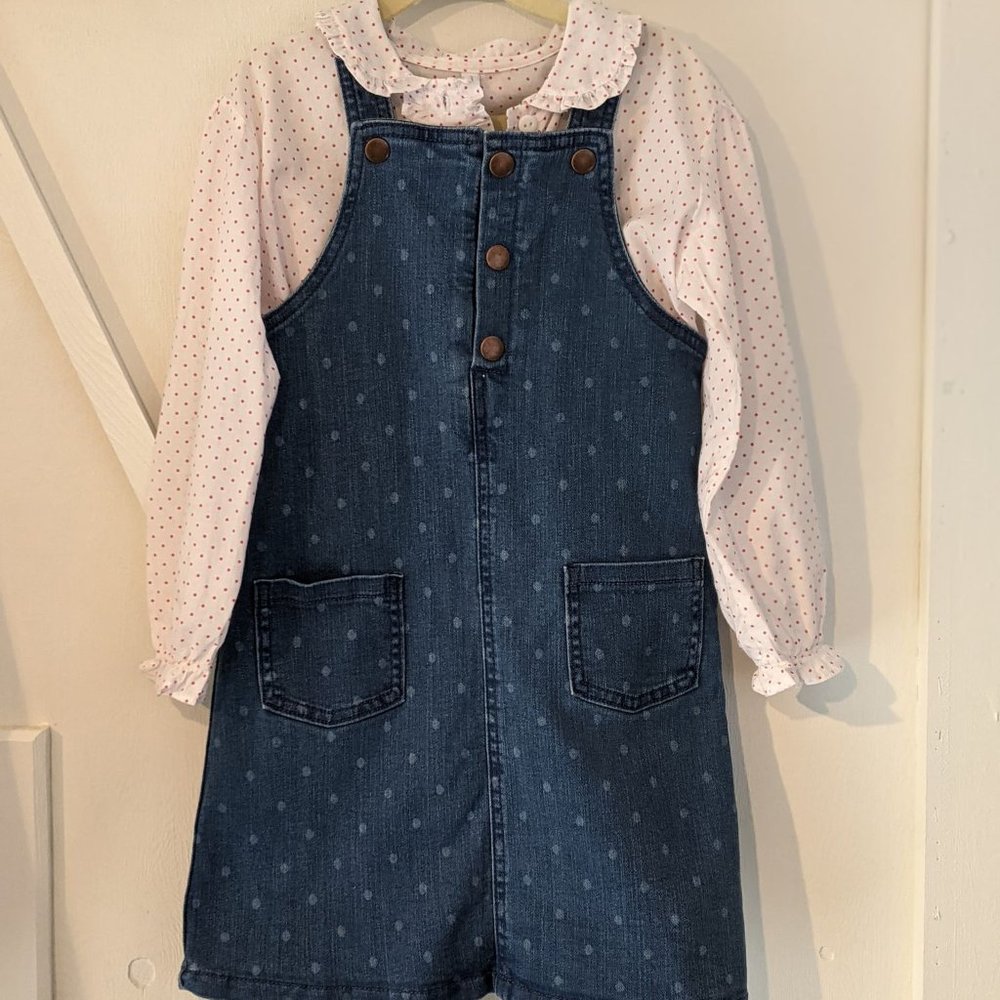 M&S - Denim Overall Dress - 5
